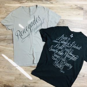 Express men’s v neck T shirts